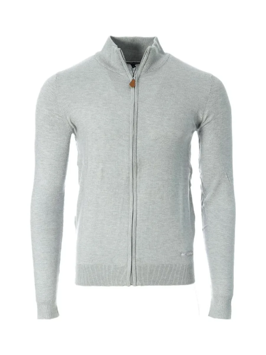 Pull Zippé Gris Homme Best Mountain 05-BEI 1