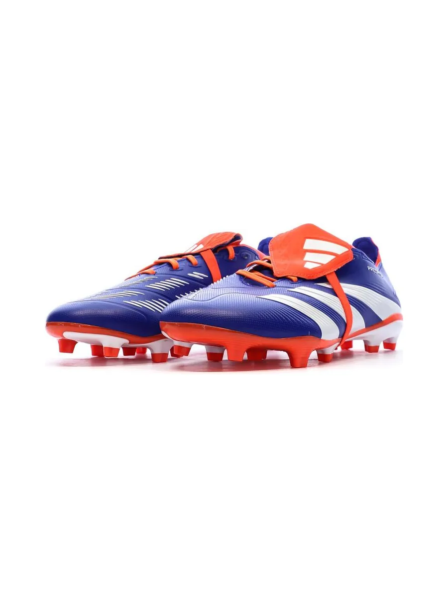 Chaussures de football Bleu/Orange Homme Adidas Predator League 6