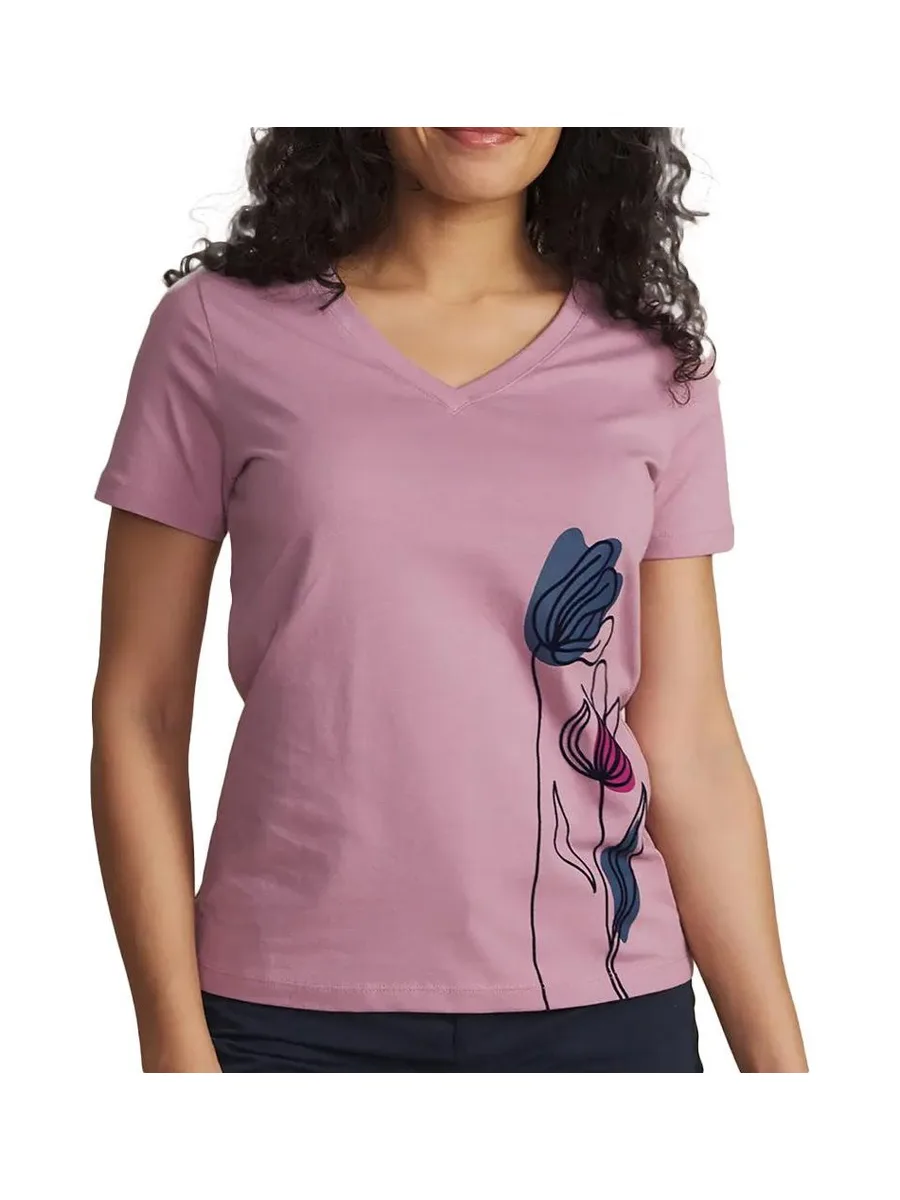 T-Shirt Rose Femme TBS MELBATEE 2