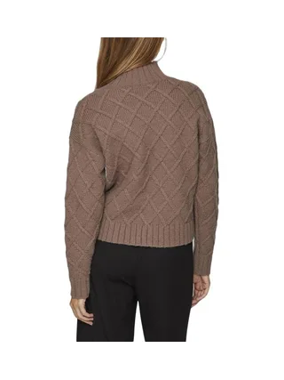 Pull Marron Femme Vila Vituli 2