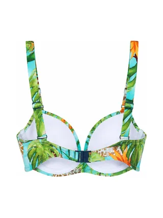 Haut de Maillot de bain Turquoise/Vert Femme Grain de Sable Naia 2