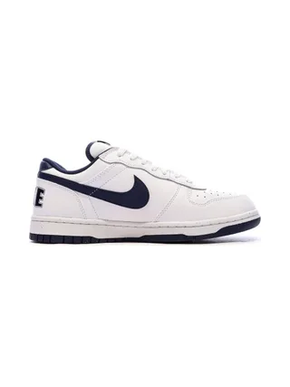 Baskets Blanches/Marines Homme Nike Big Nike Low 2