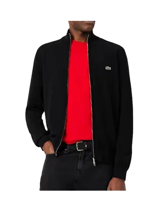 Pull zippé Noir Homme Lacoste Monta 1