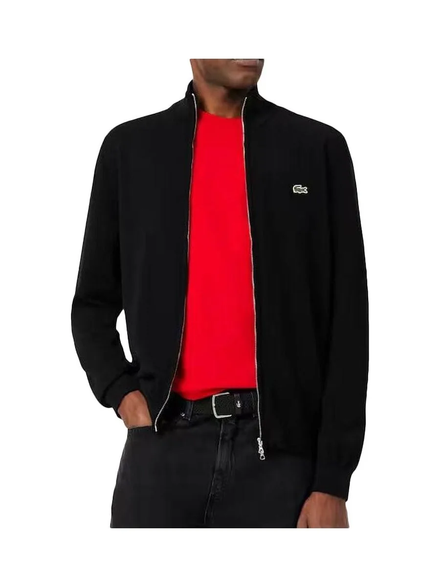 Pull zippé Noir Homme Lacoste Monta 2