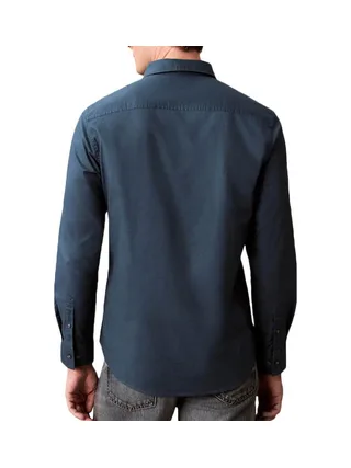 Chemise Bleu Teal Homme Calvin Klein Jeans Oxfords 2