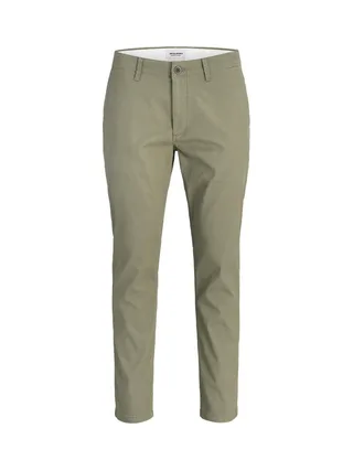 Pantalon Chino Kaki Homme Jack & Jones Marco Ford 1