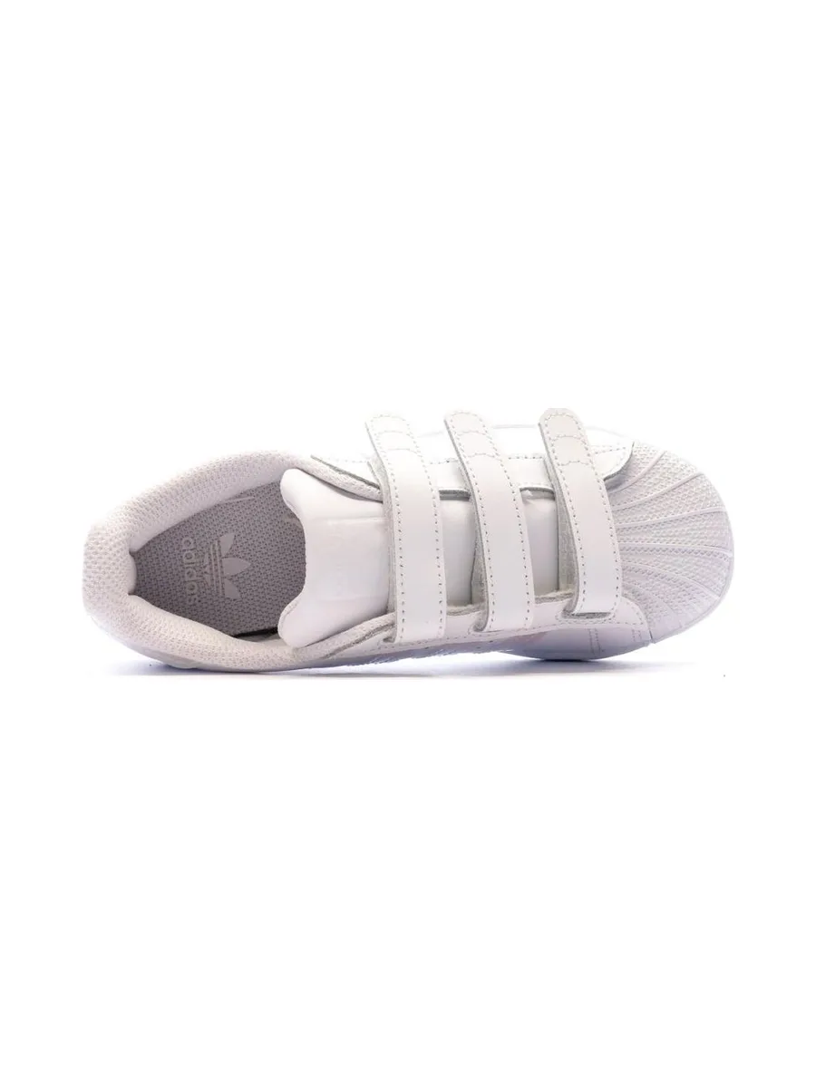 Baskets Blanches Fille Adidas Superstar Cf C 5