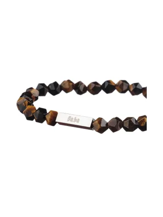 Bracelet Vaugirard marron - pierres naturelles 3