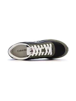 Baskets Noir/Kaki Homme Calvin Klein Jeans Retros 4