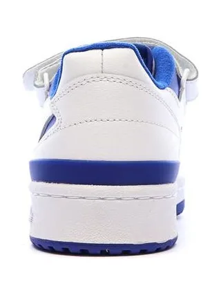 Basket Blanc/Bleu Homme Adidas Forum Low 3