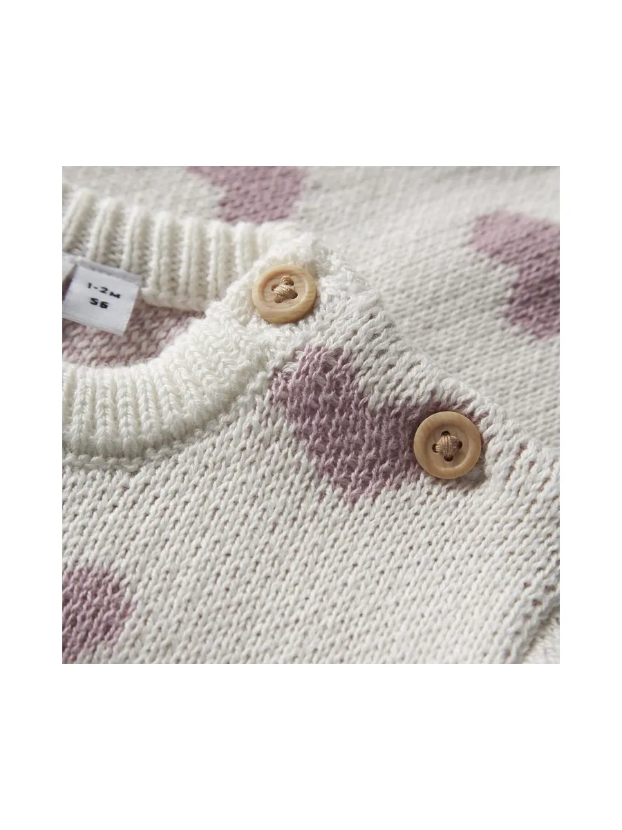 Pull Blanc/Rose Fille Name it Foana 4
