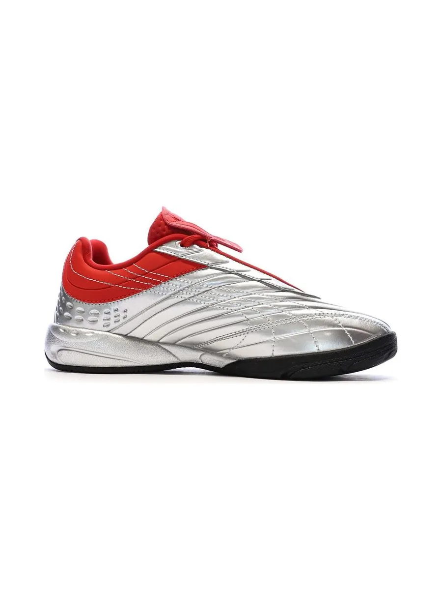 Baskets Argent/Rouge/Noir Garçon Puma Goalgetter 3