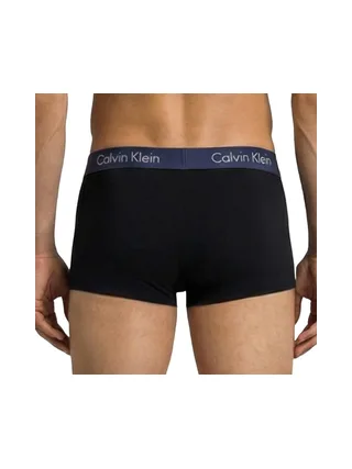 x5 Boxers Noir/Bleu Homme Calvin Klein Jeans Low Rise 3