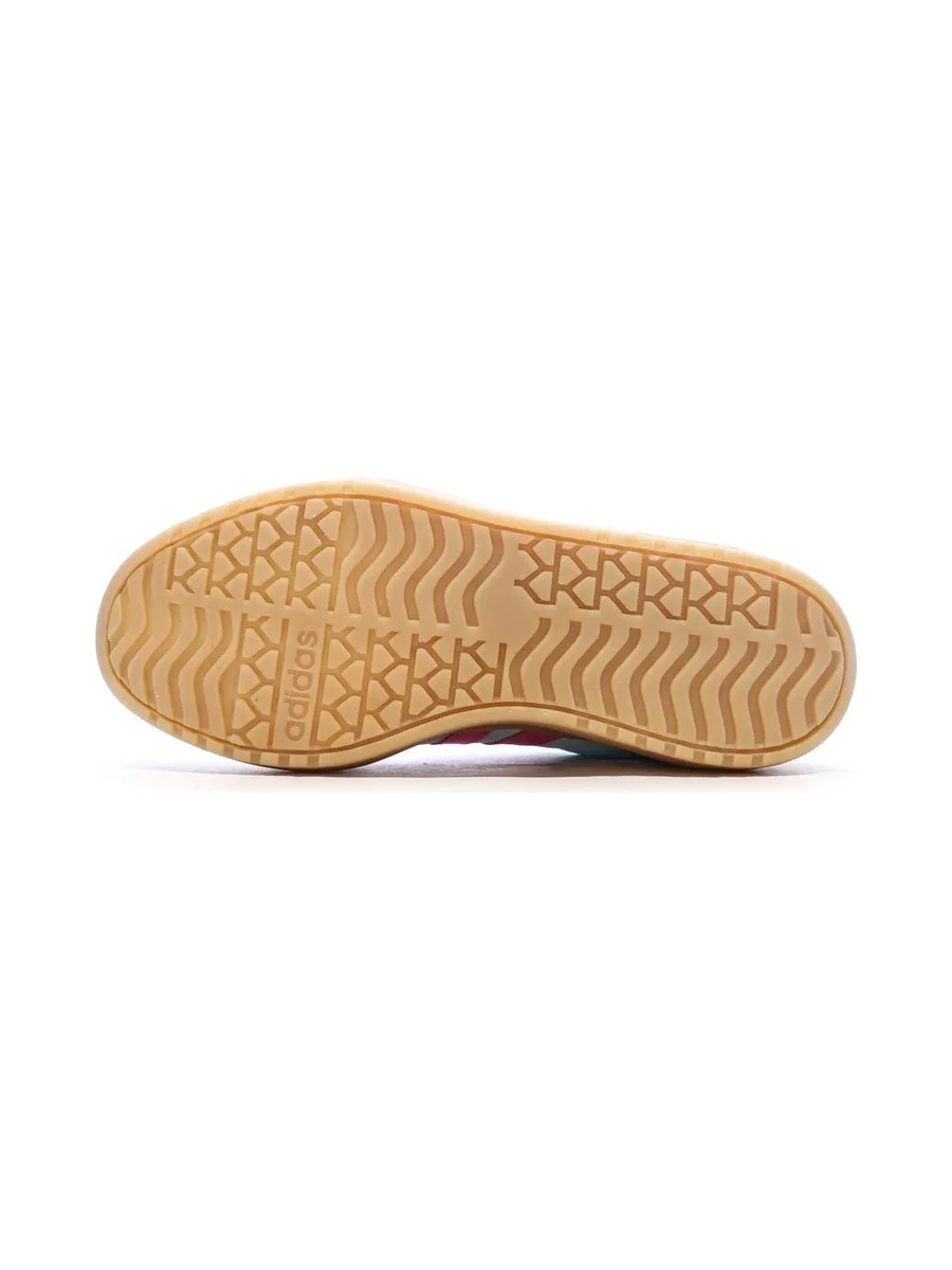 Baskets Vertes/Roses Fille Adidas Vl Court Bold 5