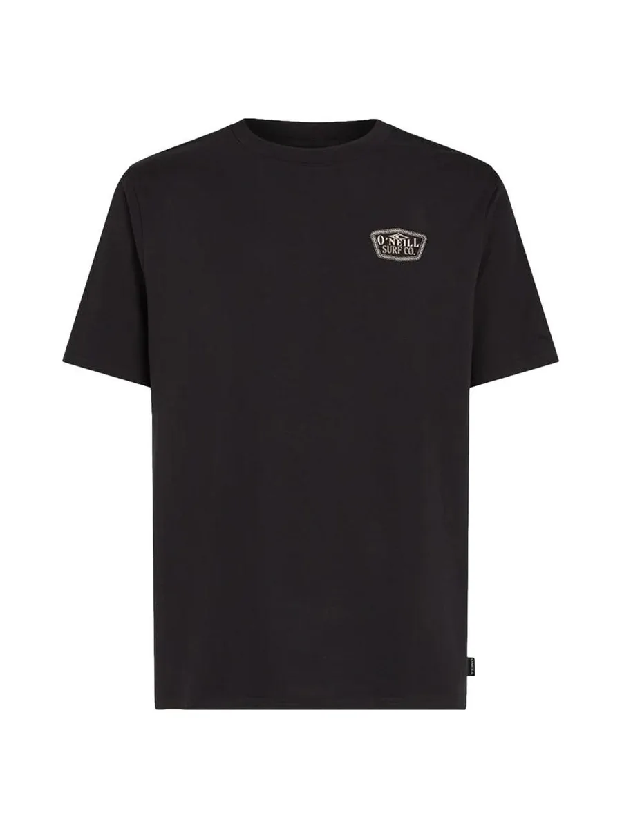 T-Shirt Noir Homme O'Neill Chest 3
