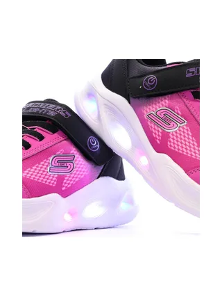 Baskets Roses/Noires Fille Skechers Sola Glow01 7