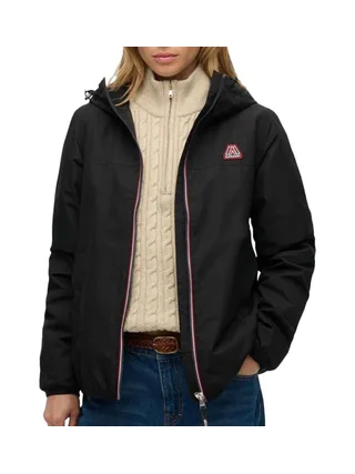 Veste de Pluie Noire Femme Superdry Essential Tri Windbreaker 1