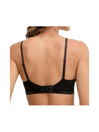 Soutien Gorge Noir Femme Calvin Klein Jeans Lightly Lined Triang 2