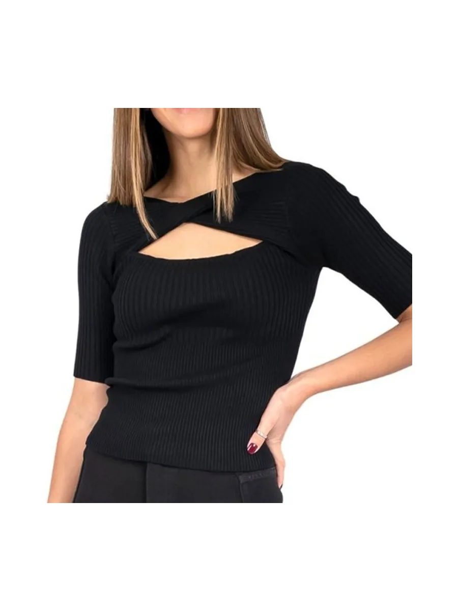 T-Shirt Noir Femme Guess Aysha 2