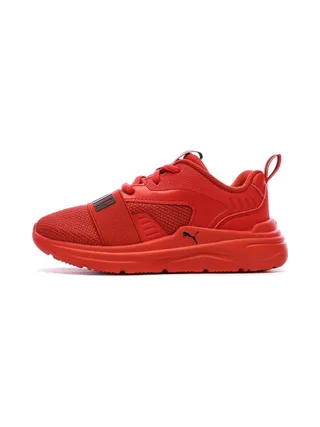 Baskets Rouges Garçon Puma Soft Wired 2 1