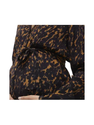 Robe Marron/Noire Femme Vero Moda Maternity Wvn 3