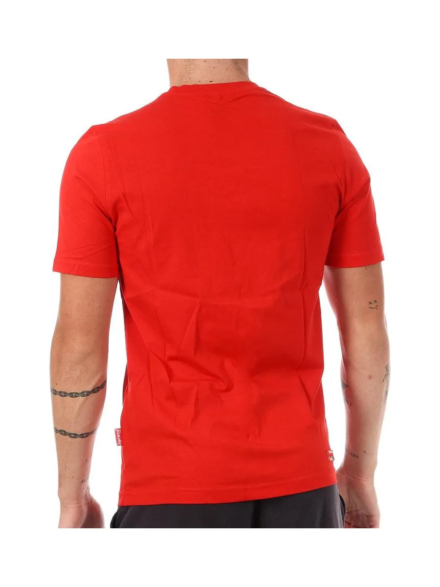 T-shirt Rouge Homme Supreme Grip Broken 3