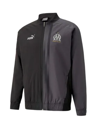 OM Veste Noir-Gris Homme foot Puma 2022/23 1
