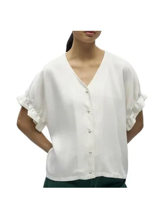 Blouse fluide blanche femme Vero Moda Frame 1