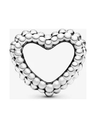 Pandora - Charm Cœur Perleed en argent 2