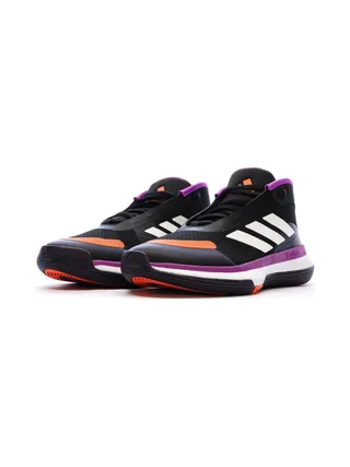 Chaussures de basketball Noires/Violettes Homme Adidas Bounce 6