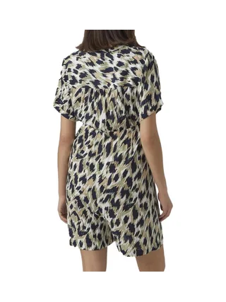 Combishort de Grossesse Vert/Marine Femme Vero Moda Marternity Menny 2