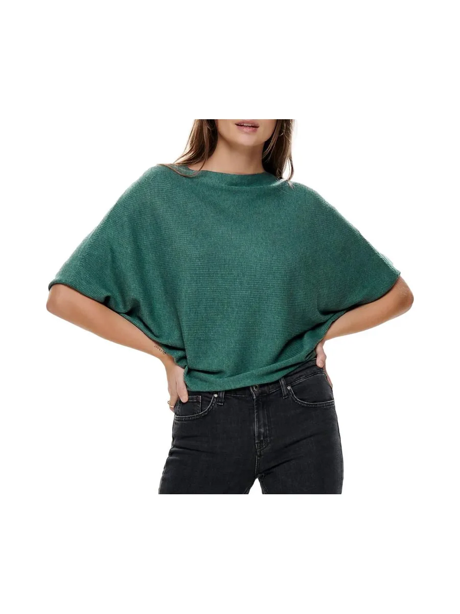Pull Vert foncé manches 3/4 Femme JDY New Behave 2