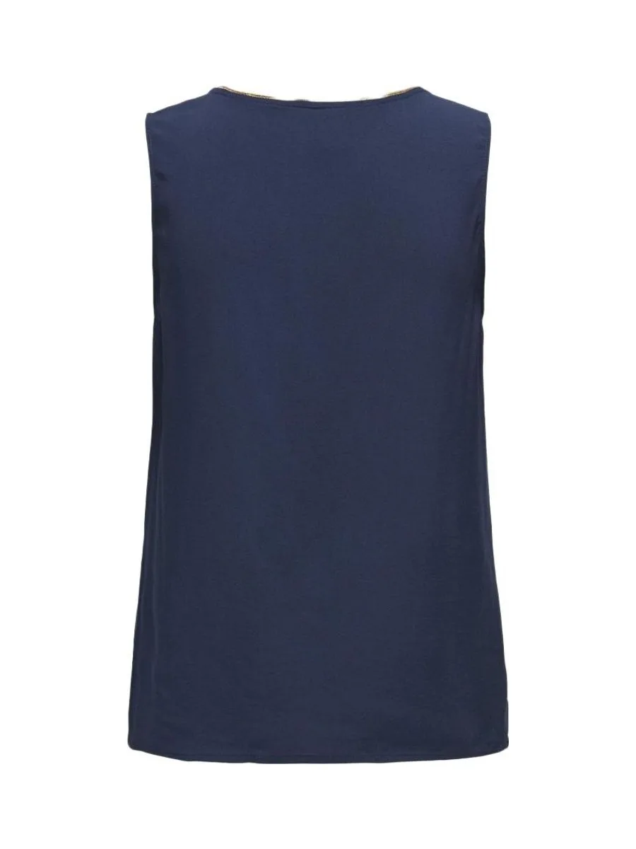 T-Shirt Marine/Doré Imprimé Femme Only Onlselina 2