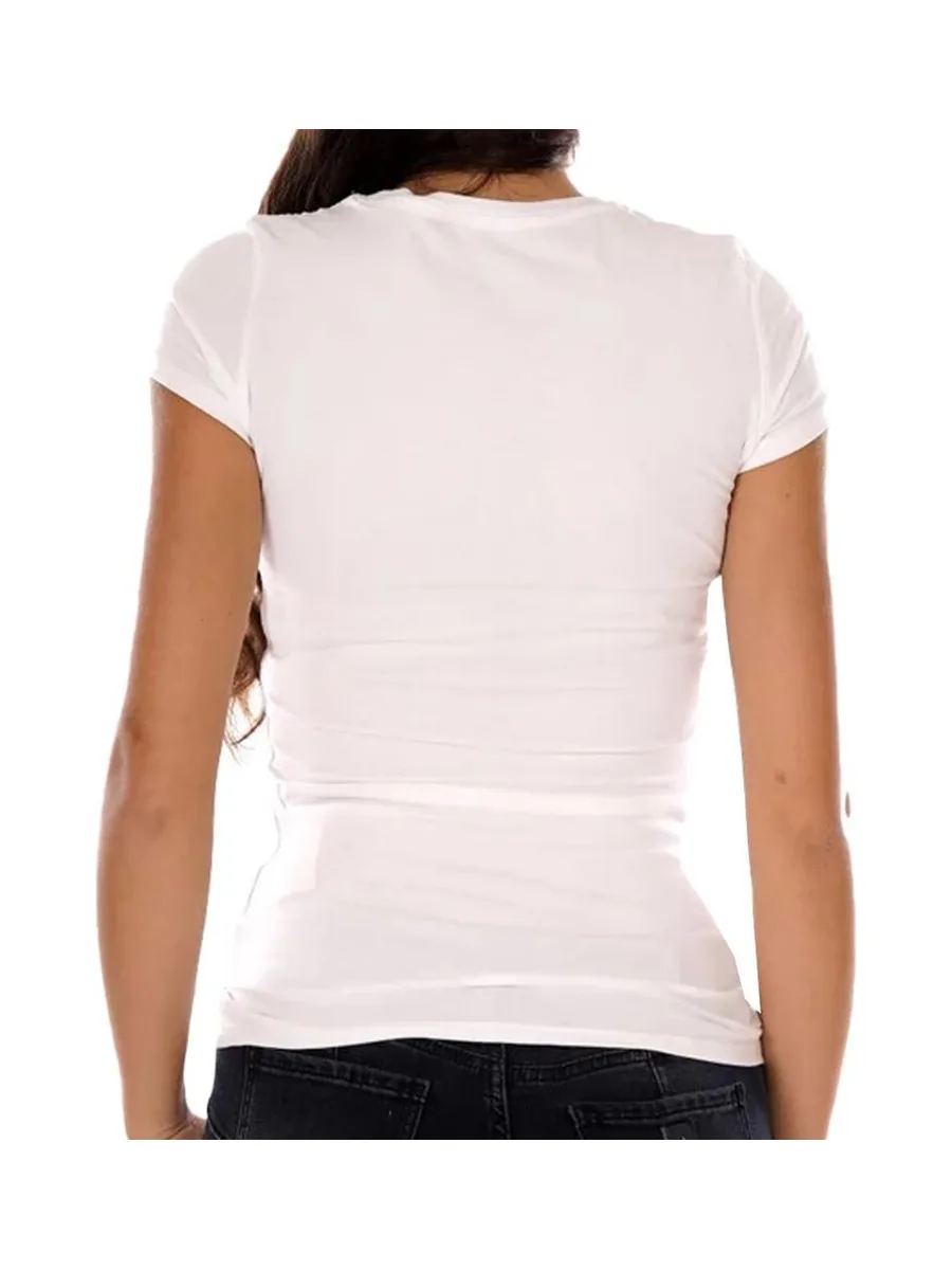 T-shirt Blanc Femme Guess Maze 3