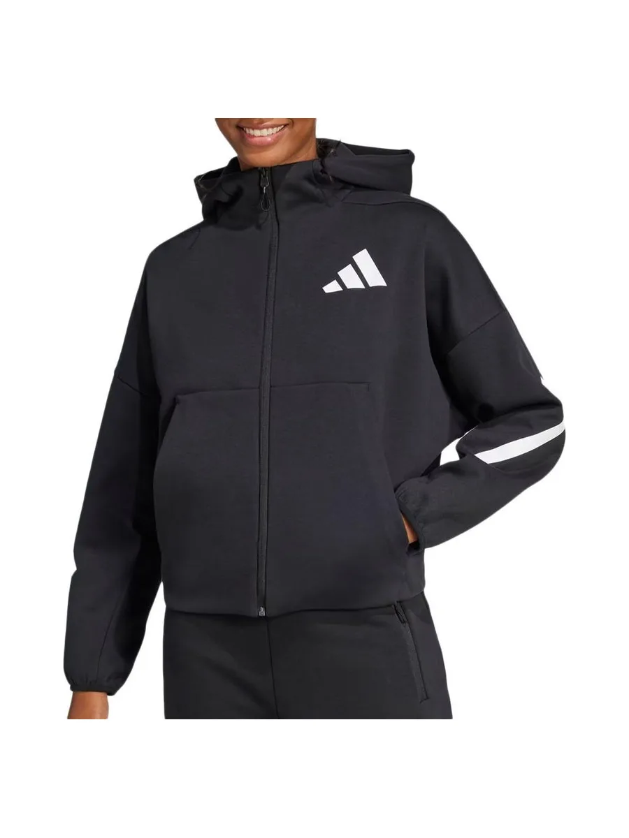 Sweat Noir Femme Adidas JC5392 2