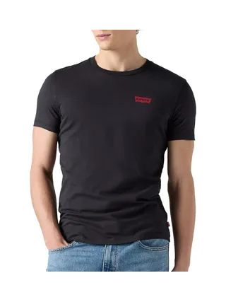 Lot de 2 T-shirts Blanc/Noir Homme Levi's Slim Fit 2