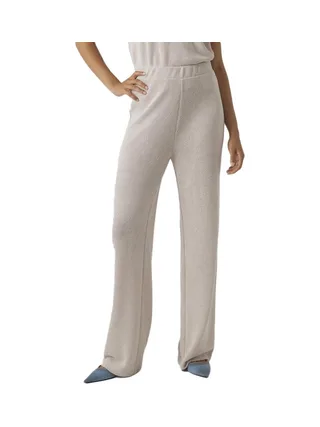 Pantalon Écru Femme Vero Moda Eddie 1