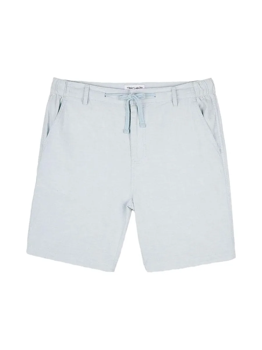 Short Chino Bleu Homme Teddy Smith Linen 2