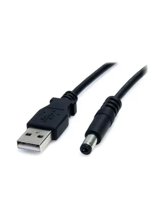 3ft USB to Type M Barrel DC Power Cable 1
