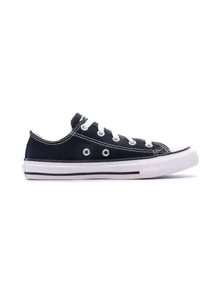 Baskets Noires Enfants Converse All Star OX 3J235C 2