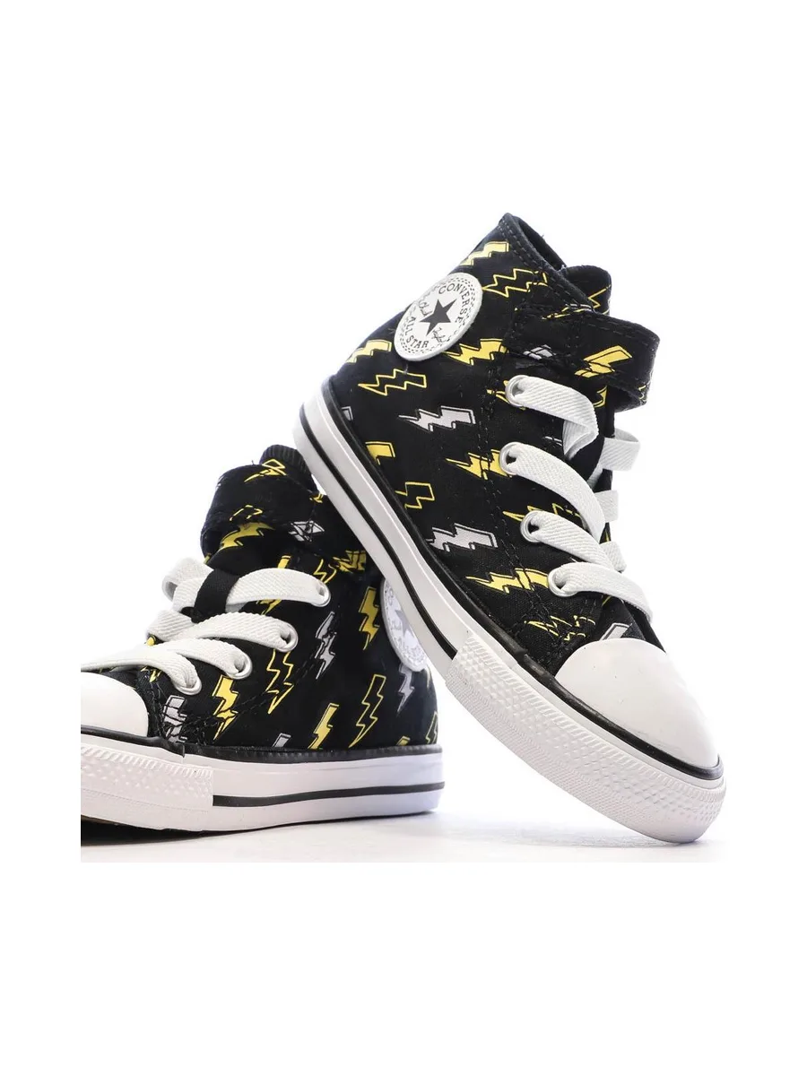Baskets Noires/Eclairs Garçon Converse All Star Electric Bolt 8