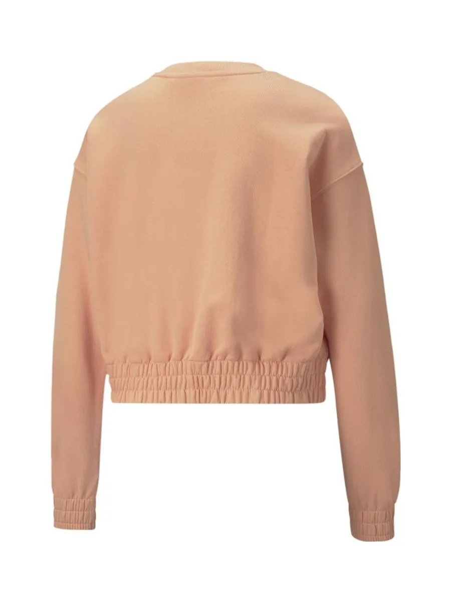 Sweat Corail Femme Puma W Her Crew 2