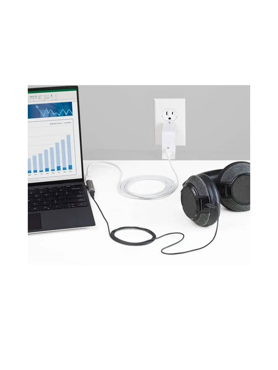 USB C Audio Charge Adapter with 60W PD 2