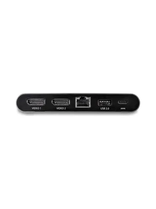 USB C Multiport Adapter Dual DP-PD 3