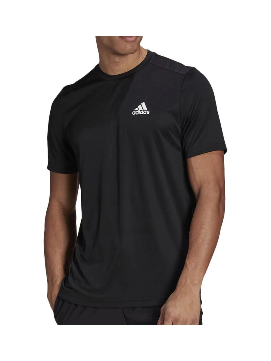 T-shirt Noir Homme Adidas GM2090 2