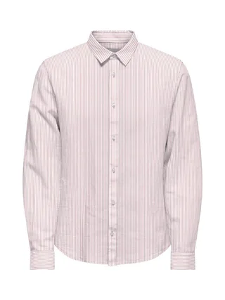 Chemise Rose Homme Only & Sons Cantley Life 1