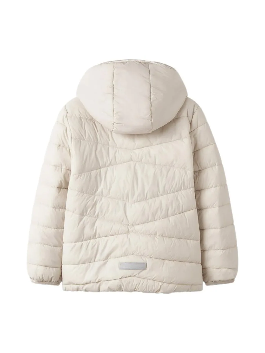 Doudoune Blanche Fille Name it Marble 3