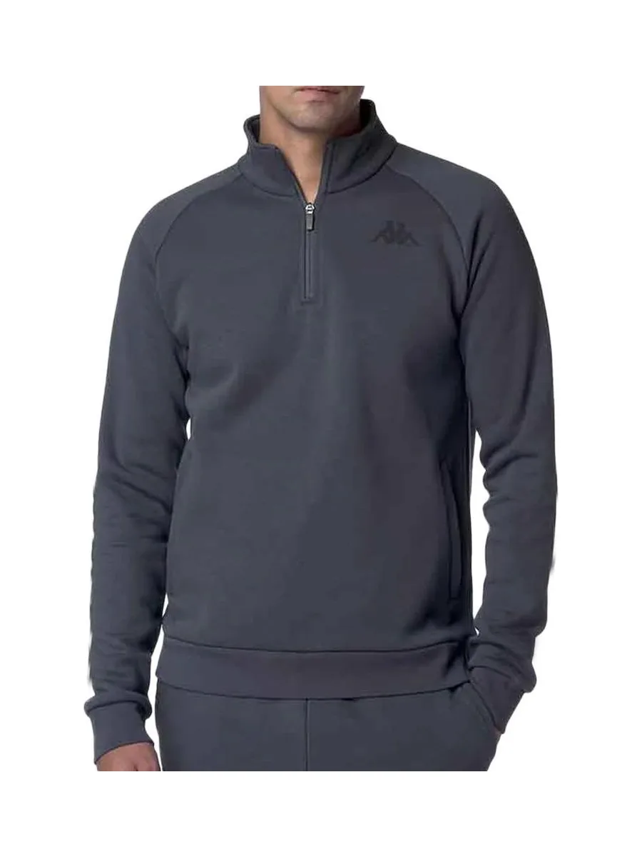 Sweat Gris Homme Kappa Gaspucio 1
