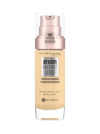 Fond de teint Dream Radiant Liquid Gemey Maybelline 21 Beige Rosé 1