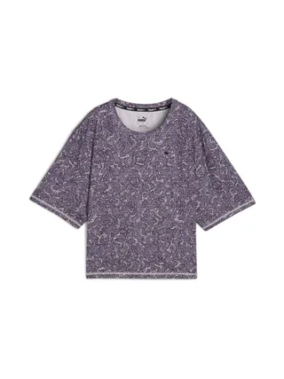 T-Shirt Violet Femme Puma Train Favorite 1